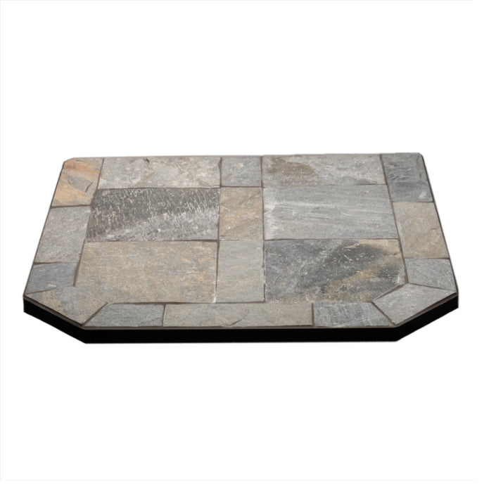 ComfortBilt Pellet Stove Flat Wall Hearth Pad – Silver Slate