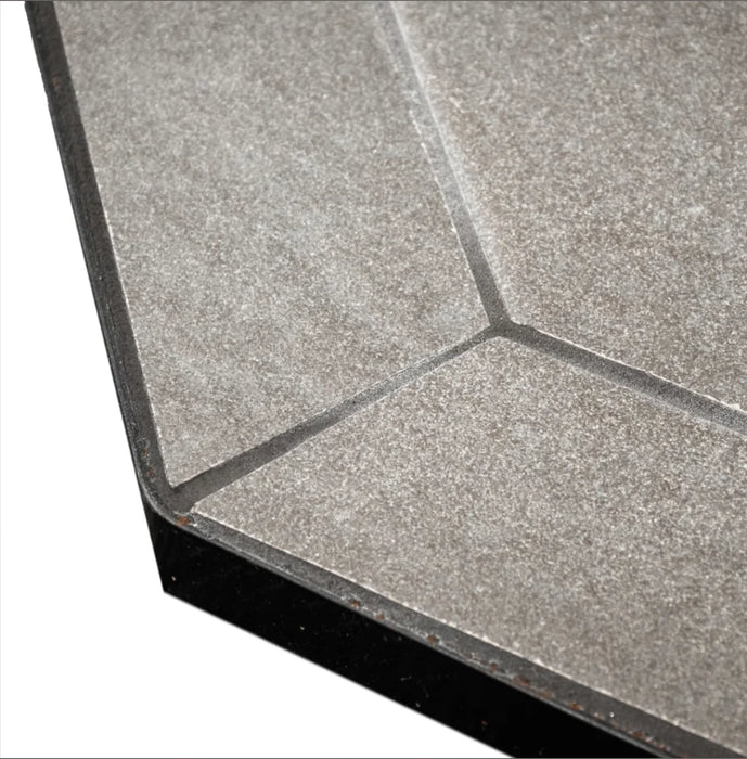 ComfortBilt Pewter Flat Wall Hearth Pad Corner