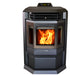 ComfortBilt HP22-Black Pellet Stove with Stainless Steel Front