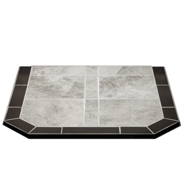 ComfortBilt Pellet Stove Flat Wall Hearth Pad – Winter Shadow