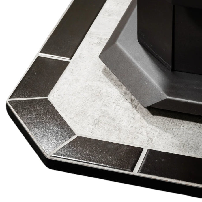 ComfortBilt Pellet Stove Flat Wall Hearth Pad – Winter Shadow