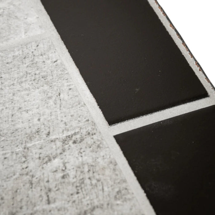 ComfortBilt Pellet Stove Flat Wall Hearth Pad – Winter Shadow | Edge Pattern