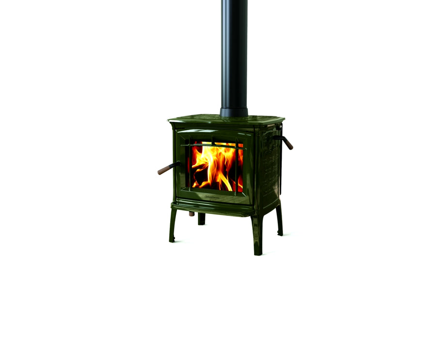 Hearthstone Stoves Craftsbury Freestanding Wood Stove with Basil Enamel Finish