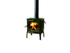 Hearthstone Stoves Craftsbury Freestanding Wood Stove with Basil Enamel Finish