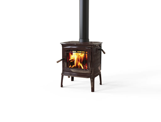 Hearthstone Stoves Craftsbury Freestanding Wood Stove with Brown Enamel Finish