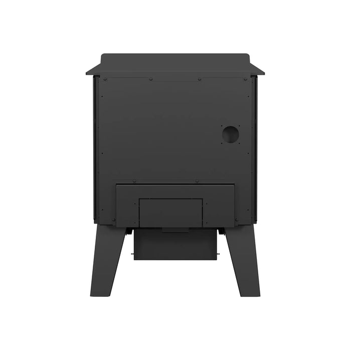 Drolet Austral III Wood Stove with Heatflow S5 Forced Air System