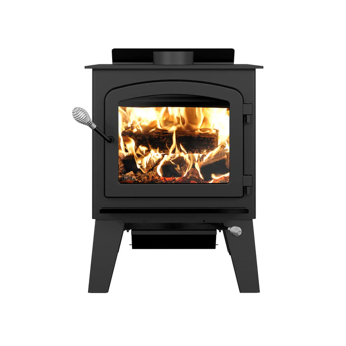 Drolet Austral III Wood Stove with Heatflow S5 Forced Air System