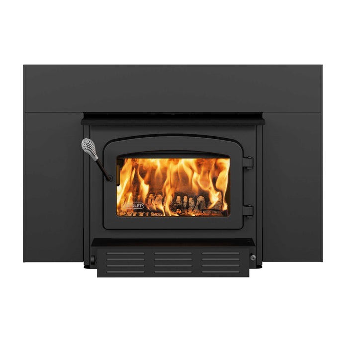 Drolet Escape 1800-I Wood-Burning Fireplace Insert with Trio 35' Venting Package