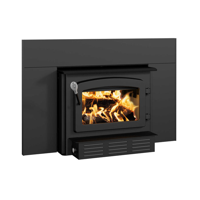 Drolet Escape 1800-I Wood-Burning Fireplace Insert with Trio 35' Venting Package