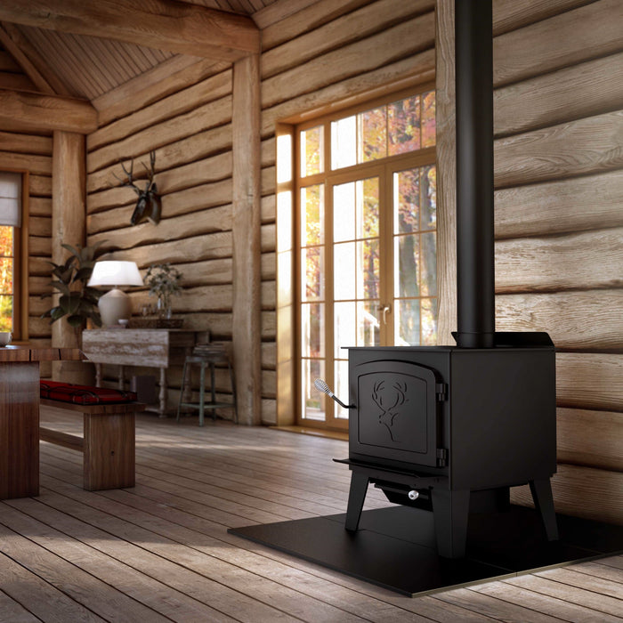 Drolet Black Stag II Wood Stove