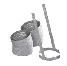 DuraVent DuraChimney II 15-Degree Elbow Kit for 8" Chimney
