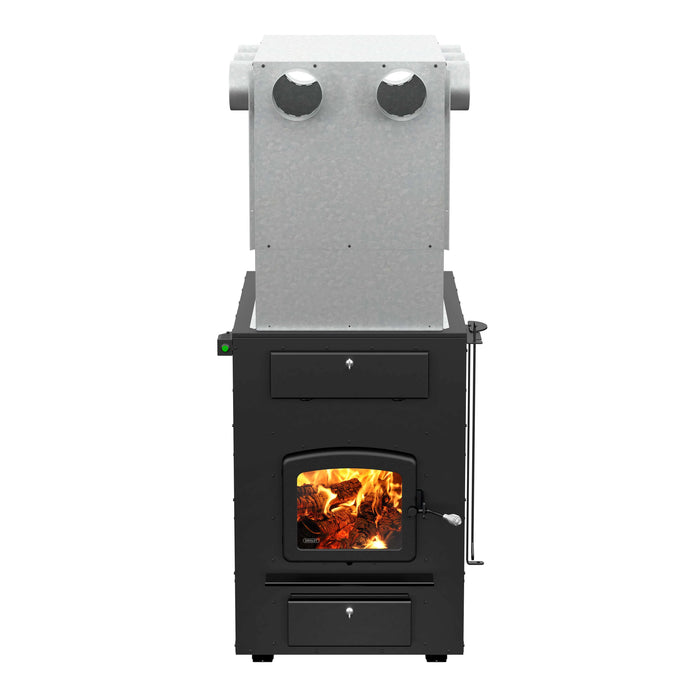 Drolet Heat Commander II Wood Burning Furnace - Front View