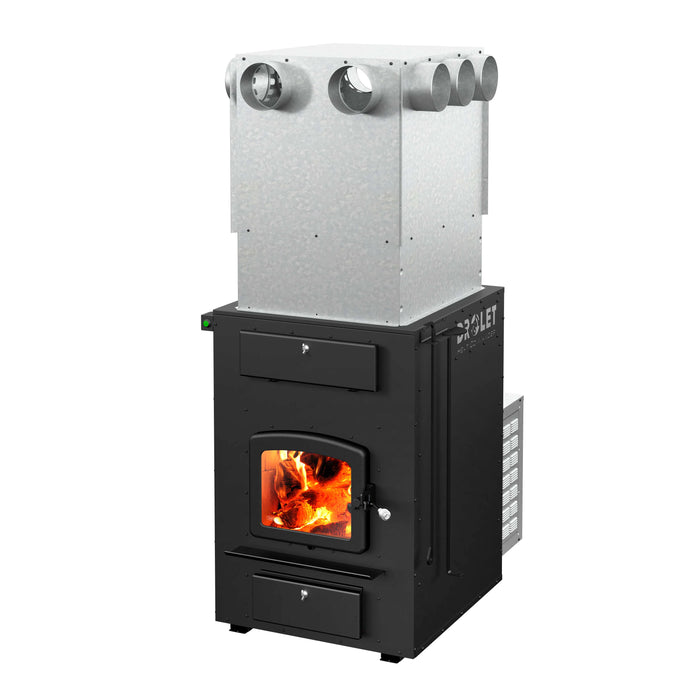 Drolet Heat Commander II Wood Burning Furnace - Right Side