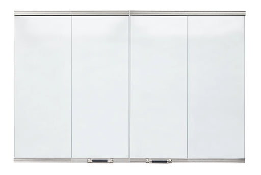 HHT Cottagewood Glass Doors for Majestic Biltmore Wood Burning Fireplace - Stainless Steel