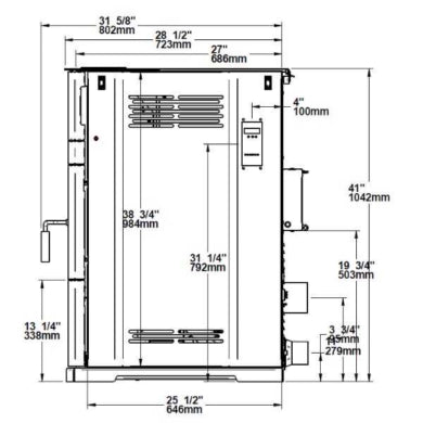 Drolet Eco 65R Pellet Stove