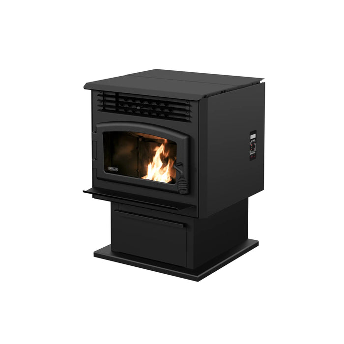 Drolet Eco-55 Pellet Stove with Basement Kit