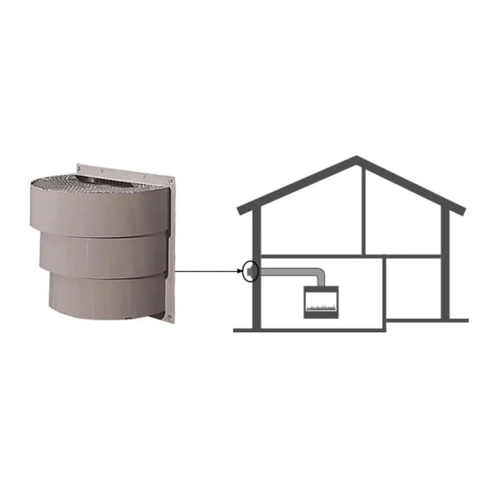 HHT Decorative Vent Cover for DVP-TRAP or SLP-TRAP Termination Caps
