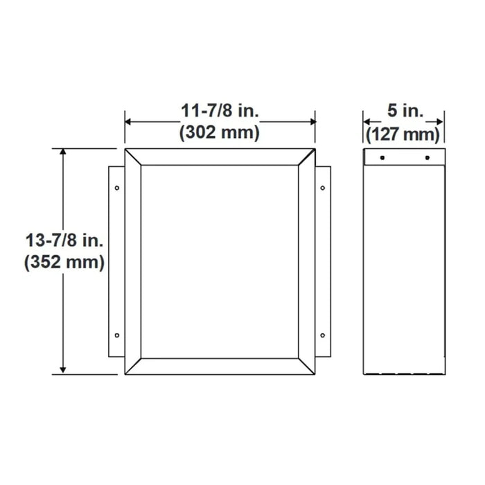 HHT DVP Brick Extension Kit, 12" x 14" Dimensions