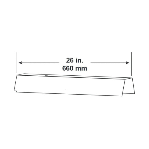 HHT DVP 26" (660mm) Trimmable Heat Shield Dimensions
