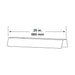 HHT DVP 26" (660mm) Trimmable Heat Shield Dimensions