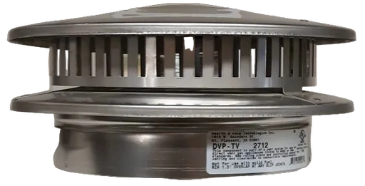 HHT DVP Vertical Direct Vent Termination Cap, with Storm Collar