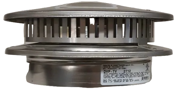 HHT DVP Vertical Direct Vent Termination Cap, with Storm Collar