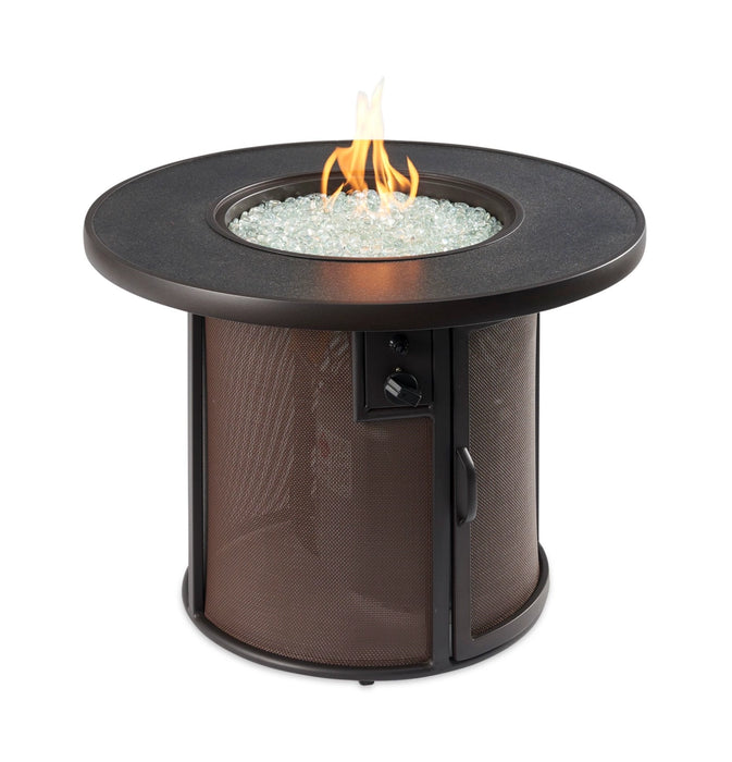 The Outdoor Greatroom Company Stonefire Round Gas Fire Pit Table