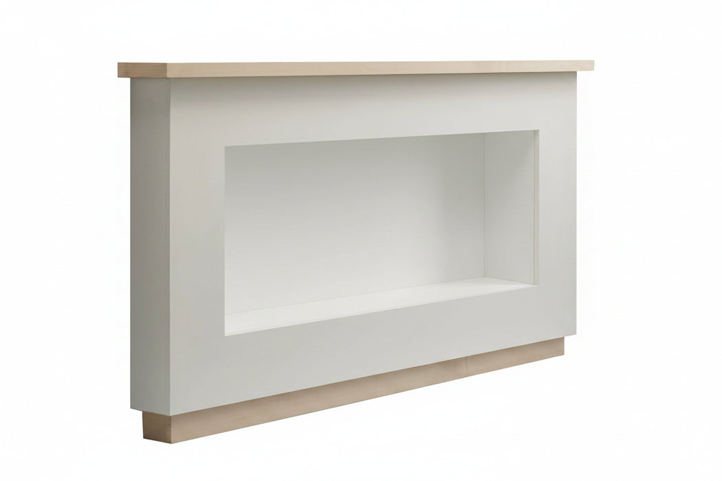 SimpliFire Boyd Build-Out Kit: Ready-to-Finish Style for Allusion Platinum 50" Linear Electric Fireplace