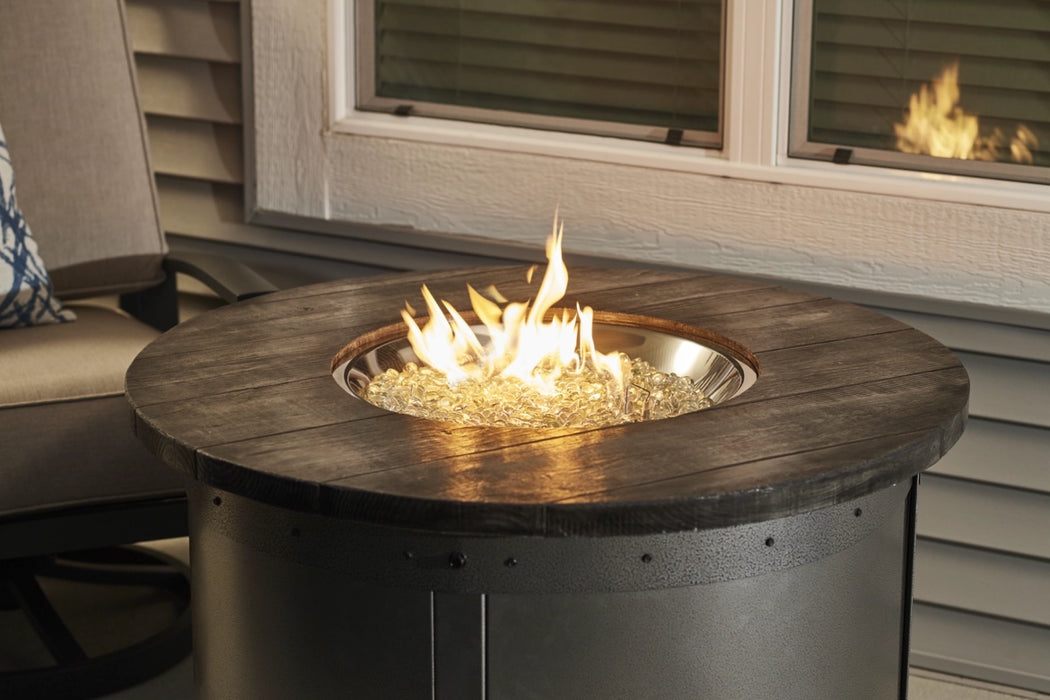 The Outdoor Greatroom Company Edison Round Gas Fire Pit Table