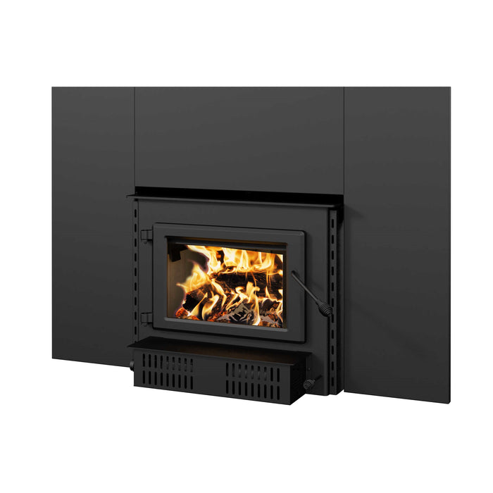 Englander 300-I Wood-Burning Fireplace Insert Right Side View