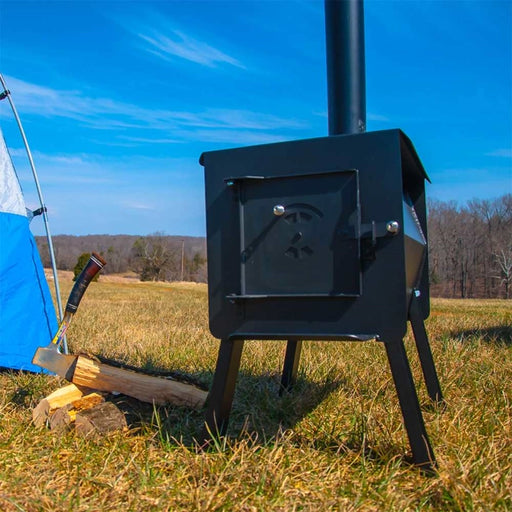 Englander Black Bear Wood Burning Camp Stove Lifestyle Image