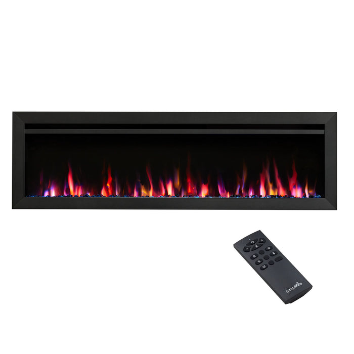 SimpliFire Allusion Slim 60" Linear Electric Fireplace