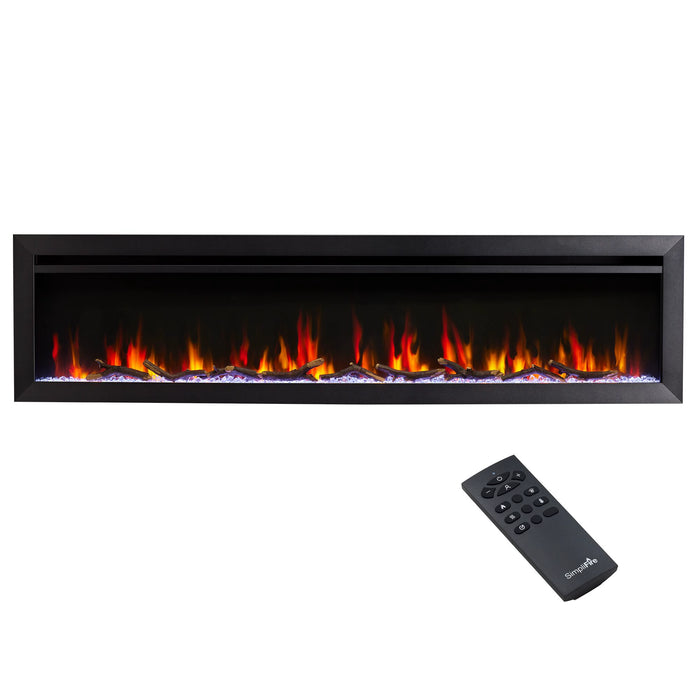 SimpliFire Allusion Slim 72" Linear Electric Fireplace