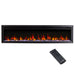 SimpliFire Allusion Slim 72" Linear Electric Fireplace