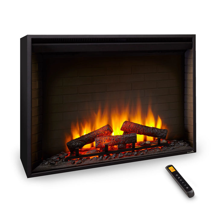 SimpliFire Built-In Electric Fireplace & Remote
