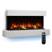 SimpliFire Format Wall-Mounted Electric Fireplace with 43" Mantel