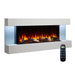 SimpliFire Format Wall-Mounted Electric Fireplace with 50" Mantel