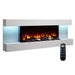 SimpliFire Format Wall-Mounted Electric Fireplace with 60" Mantel