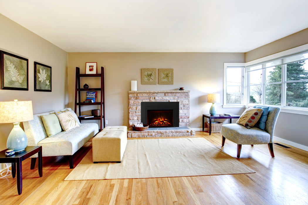 SimpliFire Electric Fireplace Insert in Living Room