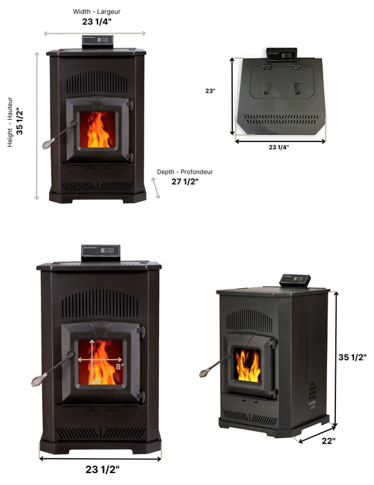 Englander 25-CAB80S Pellet Stove