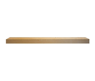 Fireside Finishings Fillmore Unfinished Maple Mantel Shelf