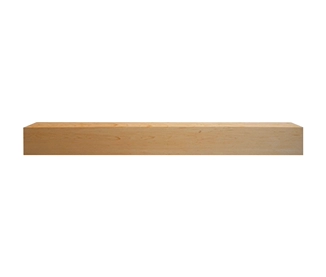 Fireside Finishings Ozark Unfinished Maple Shelf