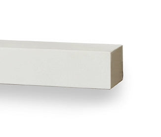 Fireside Finishings Non-Combustible White 18" Shelf Sample