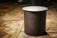 Fire Pit Art Filling Station propane tank enclosure