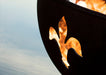 Fire Pit Art Fleur de Lis outdoor fire pit