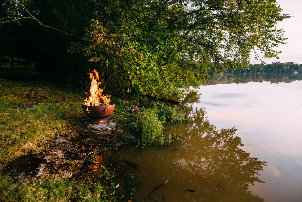 Fleur de Lis Fire Pit