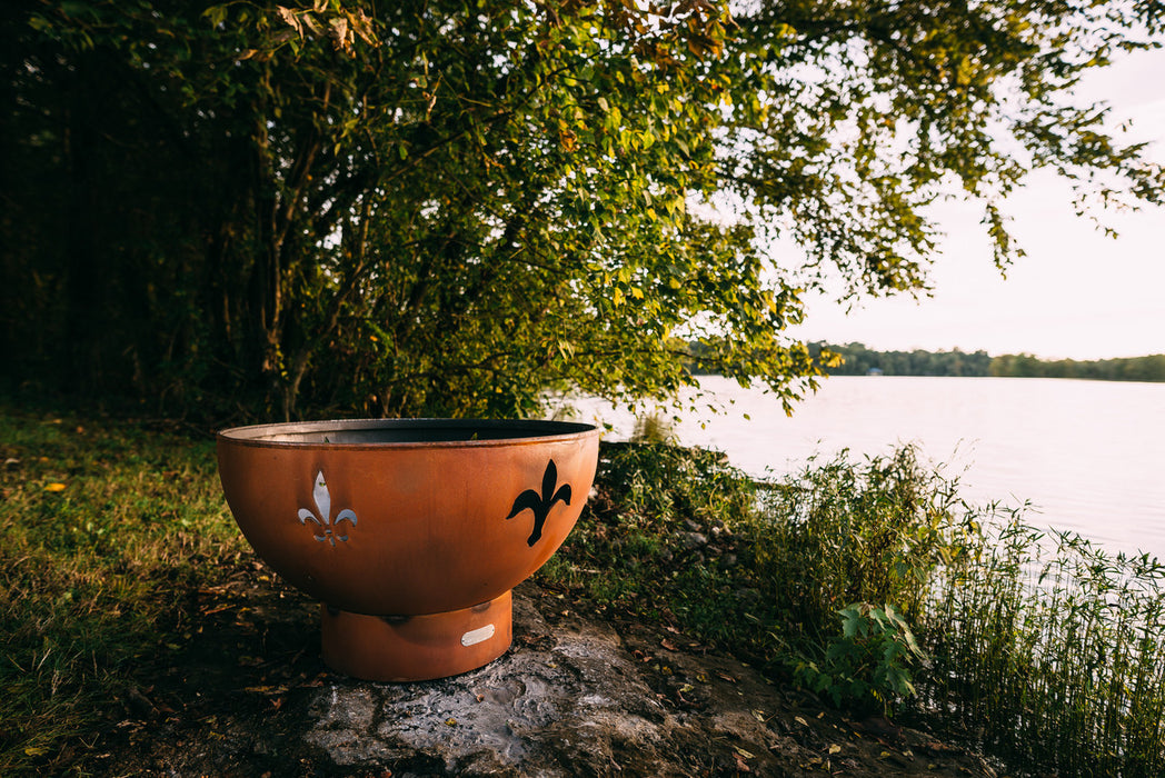 Fleur de Lis Fire Pit