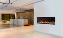 SimpliFire Forum 55" Electric Fireplace in Hotel Lobby