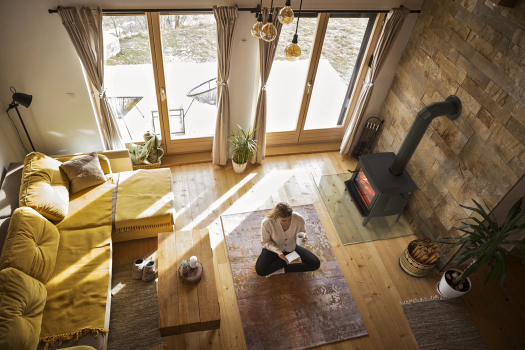 Hearthstone Green Mountain 80 Wood Stove in Living Room