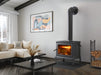 Hearthstone Green Mountain 80 Wood Stove in Modern Living Room